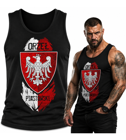 TANK TOP patriotyczny   ORZEŁ PIASTOWSKI